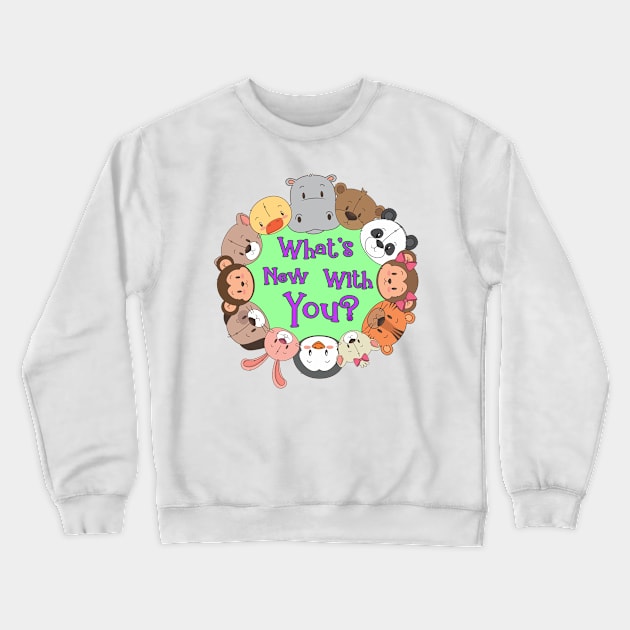 What's new with you? Crewneck Sweatshirt by Mama_Baloos_Place